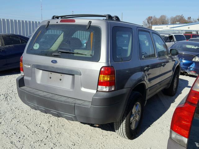 1FMYU02Z67KA34845 - 2007 FORD ESCAPE XLS GRAY photo 4