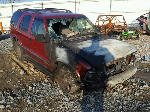 1GNDT13W9T2104453 - 1996 CHEVROLET BLAZER RED photo 1