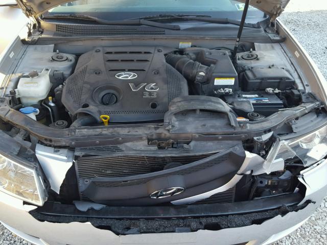 5NPEU46F98H372528 - 2008 HYUNDAI SONATA SE SILVER photo 7