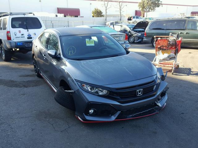 SHHFK7H42JU409638 - 2018 HONDA CIVIC SPOR GRAY photo 1