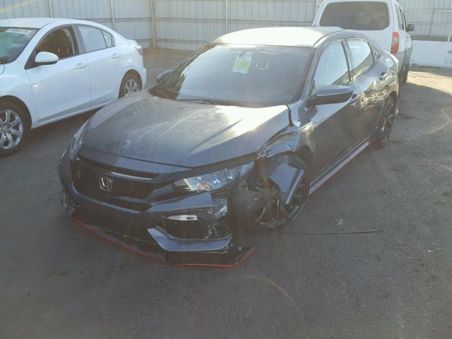 SHHFK7H42JU409638 - 2018 HONDA CIVIC SPOR GRAY photo 2