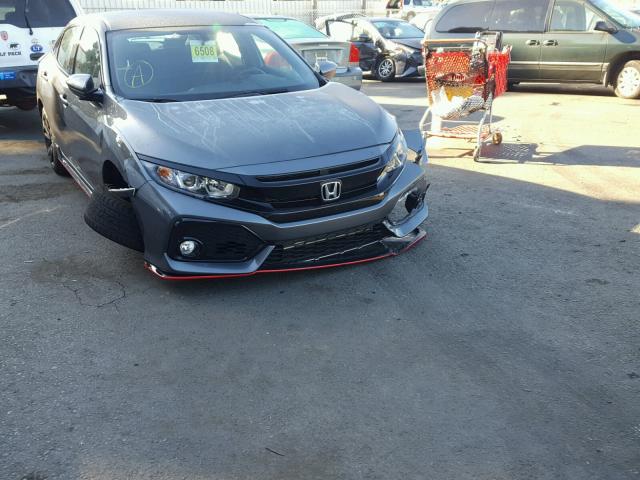 SHHFK7H42JU409638 - 2018 HONDA CIVIC SPOR GRAY photo 9