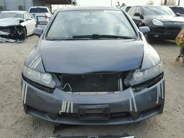 19XFA1F86AE030476 - 2010 HONDA CIVIC EX GRAY photo 9