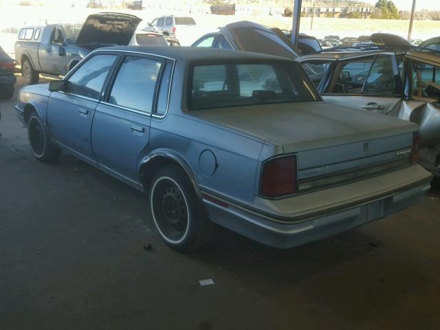 1G3AM5130HG330402 - 1987 OLDSMOBILE CUTLASS CI BLUE photo 3