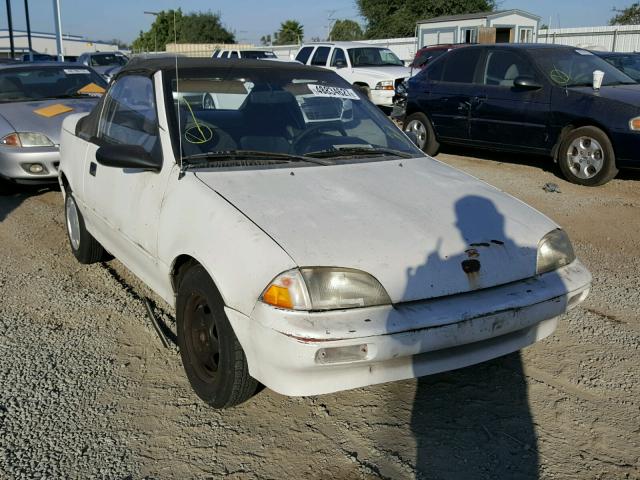 JG1MR3366MK613686 - 1991 GEO METRO LSI WHITE photo 1