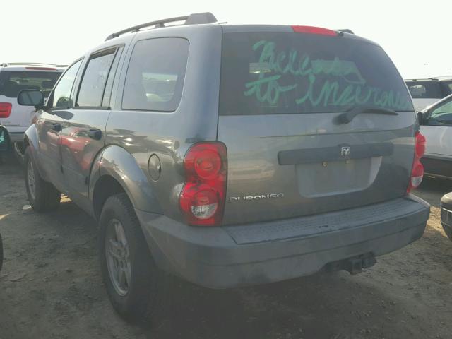 1D8HB38N38F138527 - 2008 DODGE DURANGO SX GRAY photo 3