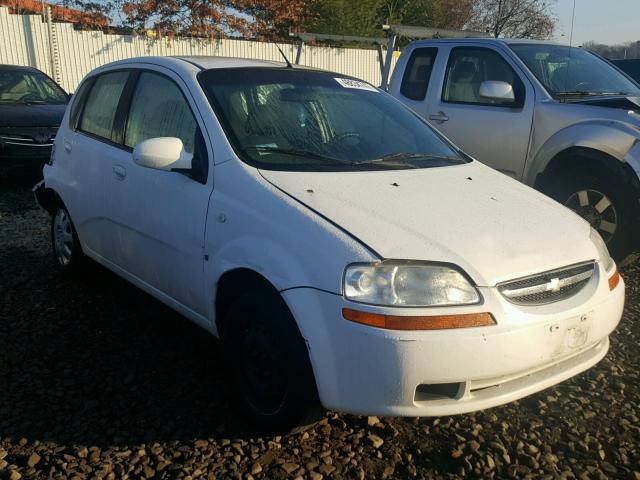 KL1TD66618B194741 - 2008 CHEVROLET AVEO BASE WHITE photo 1