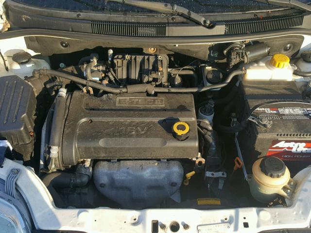 KL1TD66618B194741 - 2008 CHEVROLET AVEO BASE WHITE photo 7