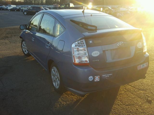 JTDKB20U477669665 - 2007 TOYOTA PRIUS BLUE photo 3