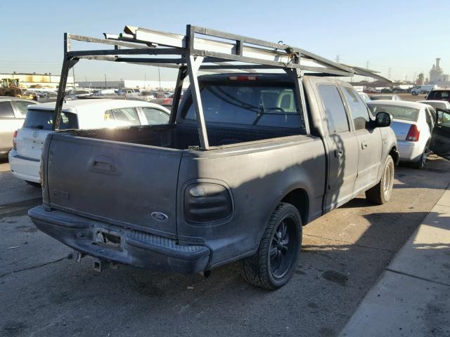 1FTRW07L21KB68475 - 2001 FORD F150 SUPER BLACK photo 4