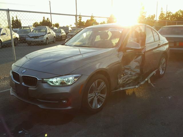 WBA8E9G59GNT47962 - 2016 BMW 328 I SULE GRAY photo 2