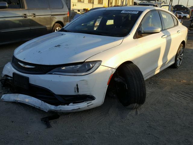 1C3CCCBB0FN638480 - 2015 CHRYSLER 200 S WHITE photo 2