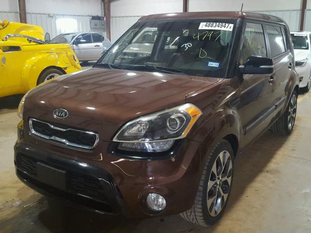 KNDJT2A64C7434797 - 2012 KIA SOUL + BROWN photo 2