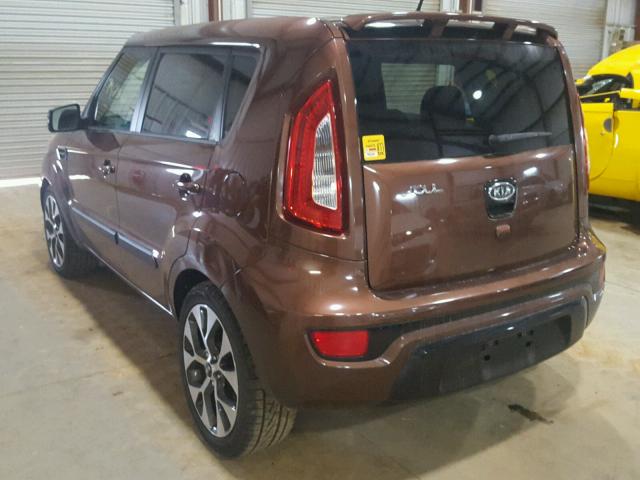 KNDJT2A64C7434797 - 2012 KIA SOUL + BROWN photo 3