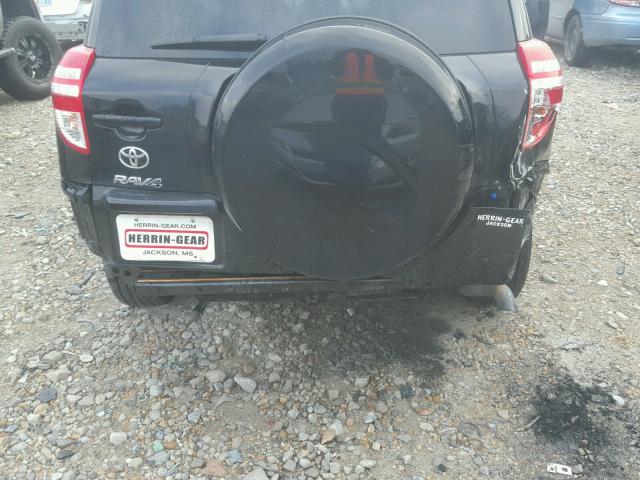 2T3ZF4DV4BW096085 - 2011 TOYOTA RAV4 BLACK photo 9