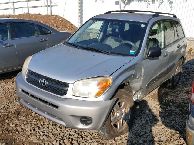 JTEHD20V646013168 - 2004 TOYOTA RAV4 SILVER photo 2