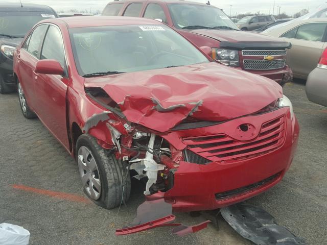 4T4BE46K89R136930 - 2009 TOYOTA CAMRY BASE RED photo 1