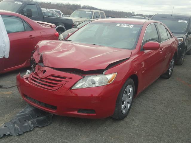 4T4BE46K89R136930 - 2009 TOYOTA CAMRY BASE RED photo 2