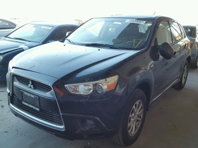 JA4AP3AU3BZ012610 - 2011 MITSUBISHI OUTLANDER BLACK photo 2