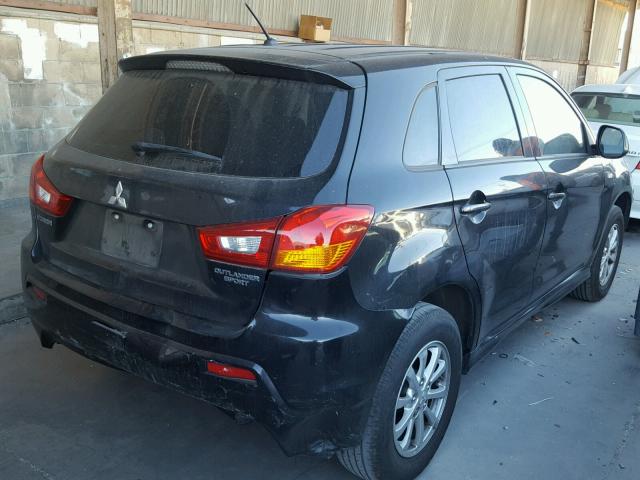 JA4AP3AU3BZ012610 - 2011 MITSUBISHI OUTLANDER BLACK photo 4