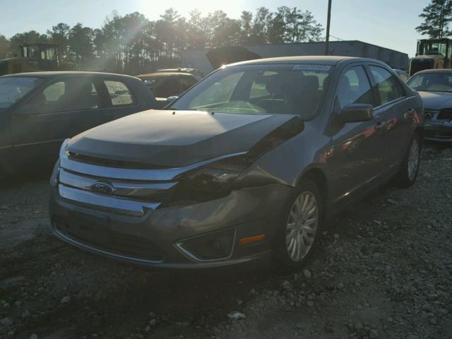 3FADP0L34CR213157 - 2012 FORD FUSION HYB GRAY photo 2