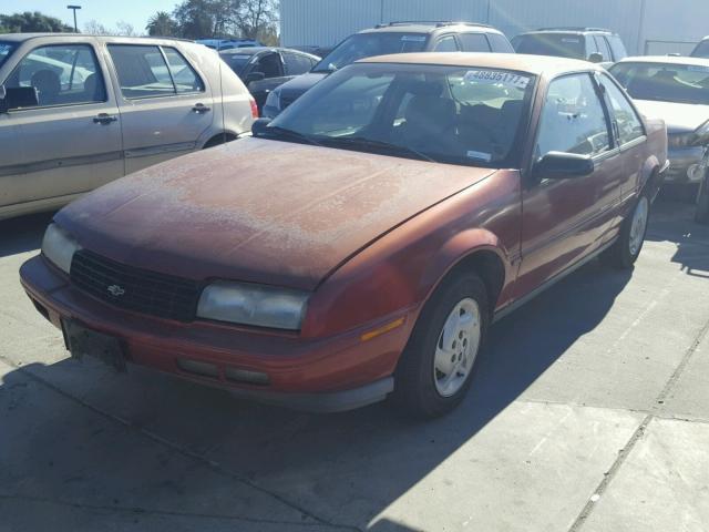 1G1LV15M4SY287386 - 1995 CHEVROLET BERETTA RED photo 2