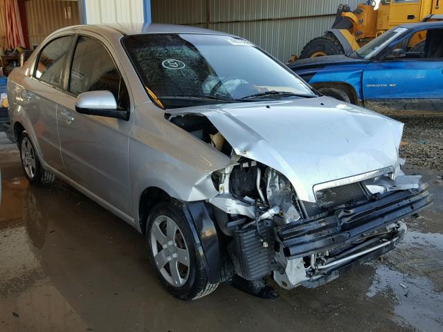 KL1TD5DE0BB123817 - 2011 CHEVROLET AVEO LS SILVER photo 1
