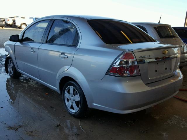 KL1TD5DE0BB123817 - 2011 CHEVROLET AVEO LS SILVER photo 3