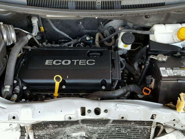 KL1TD5DE0BB123817 - 2011 CHEVROLET AVEO LS SILVER photo 7