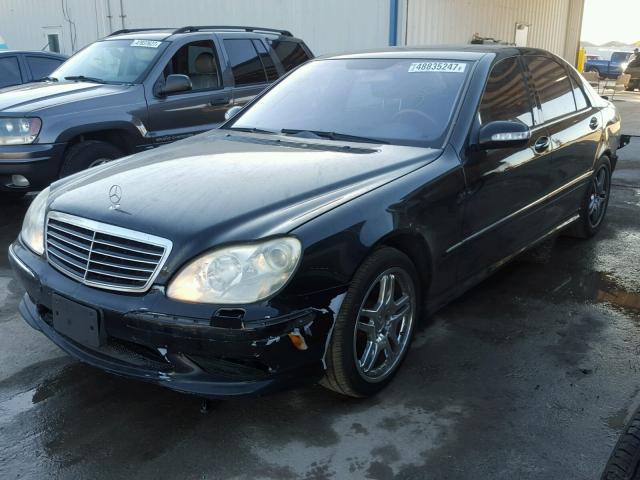 WDBNG75J74A404407 - 2004 MERCEDES-BENZ S 500 BLACK photo 2