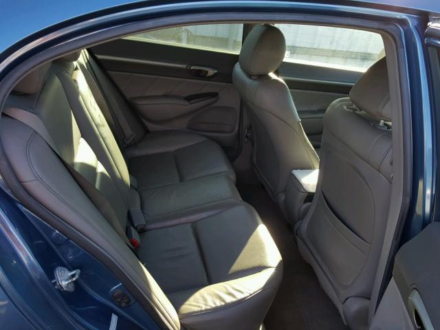 2HGFA16998H509614 - 2008 HONDA CIVIC EXL 蓝色 照片 6