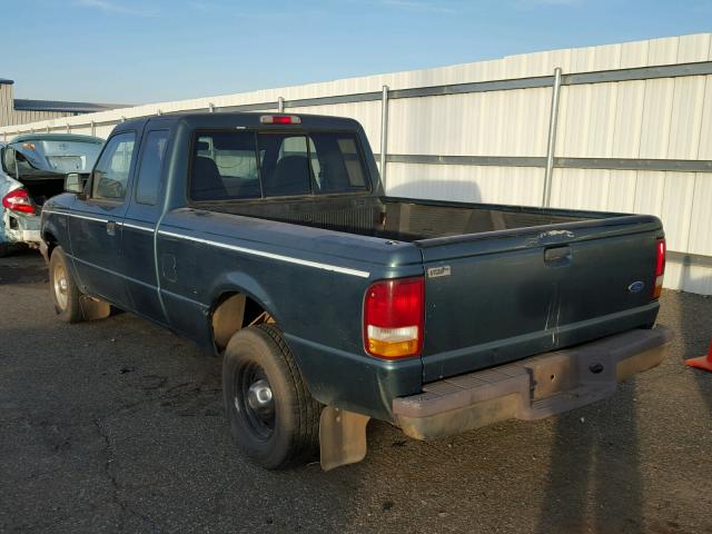 1FTCR14A8VPA18711 - 1997 FORD RANGER SUP GREEN photo 3