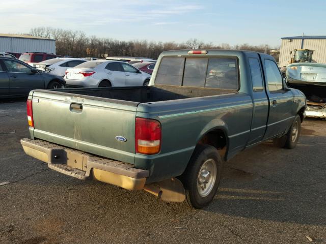 1FTCR14A8VPA18711 - 1997 FORD RANGER SUP GREEN photo 4