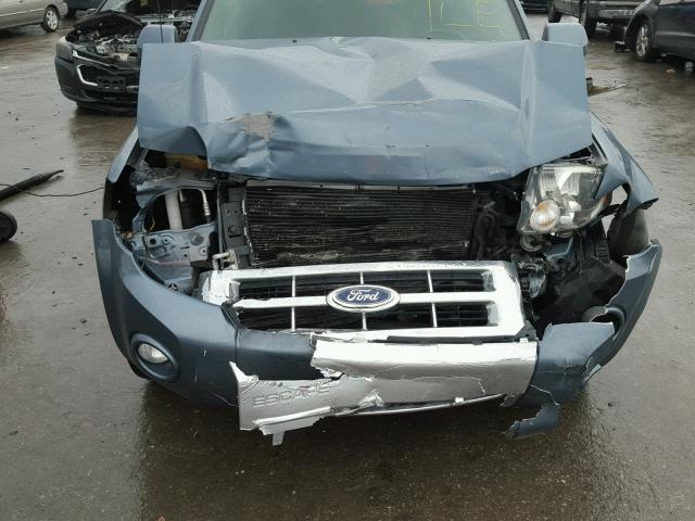 1FMCU0EG4CKA08906 - 2012 FORD ESCAPE LIM BLUE photo 9