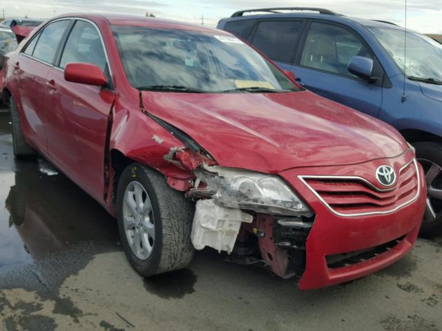 4T1BF3EK4AU084445 - 2010 TOYOTA CAMRY BASE RED photo 1