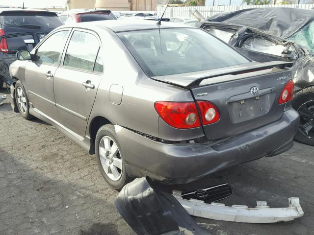 1NXBR30E18Z968667 - 2008 TOYOTA COROLLA CE GRAY photo 3