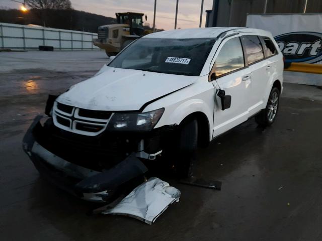 3C4PDCEG0FT645835 - 2015 DODGE JOURNEY R/ WHITE photo 2