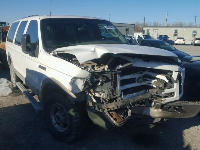 1FMNU45S95ED38403 - 2005 FORD EXCURSION WHITE photo 1