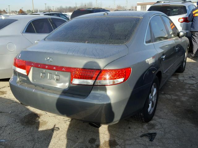 KMHFC46D97A190268 - 2007 HYUNDAI AZERA GLS GREEN photo 4