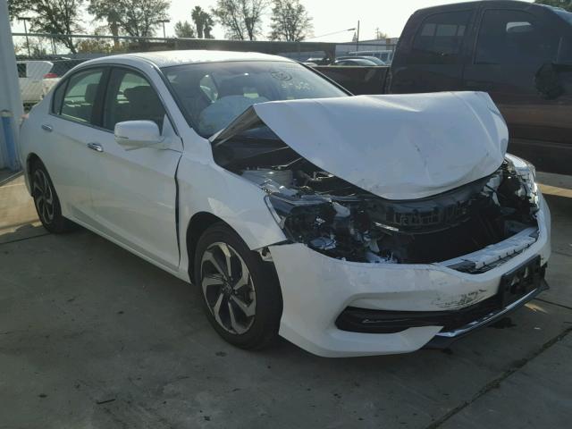 1HGCR2F80GA076836 - 2016 HONDA ACCORD EXL WHITE photo 1