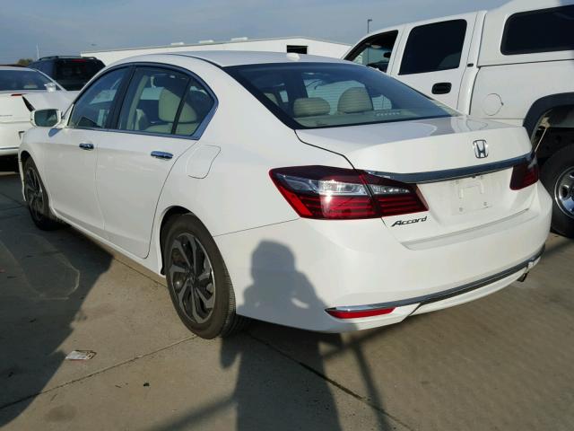 1HGCR2F80GA076836 - 2016 HONDA ACCORD EXL WHITE photo 3