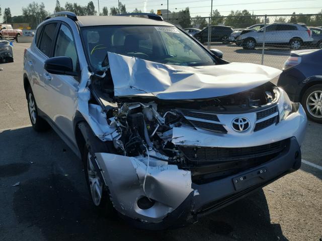 2T3ZFREV2DW060619 - 2013 TOYOTA RAV4 LE Արծաթագույն լուսանկար 1