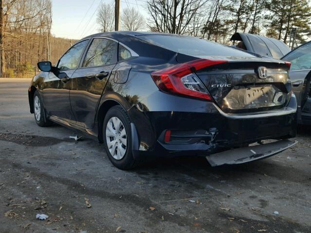 19XFC2F55GE224480 - 2016 HONDA CIVIC LX BLACK photo 3