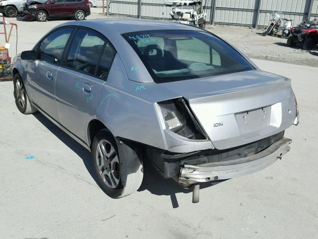 1G8AL52F44Z141711 - 2004 SATURN ION LEVEL SILVER photo 3