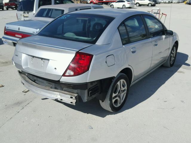 1G8AL52F44Z141711 - 2004 SATURN ION LEVEL SILVER photo 4