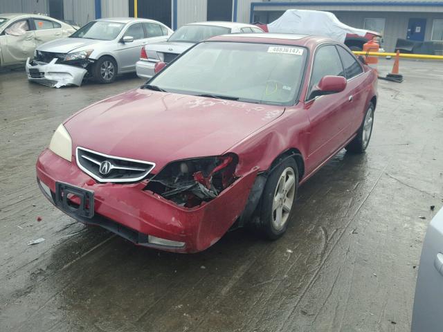 19UYA42631A028655 - 2001 ACURA 3.2CL TYPE RED photo 2