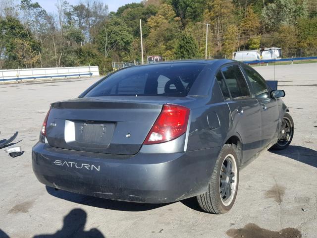 1G8AL52F95Z138238 - 2005 SATURN ION LEVEL GRAY photo 4