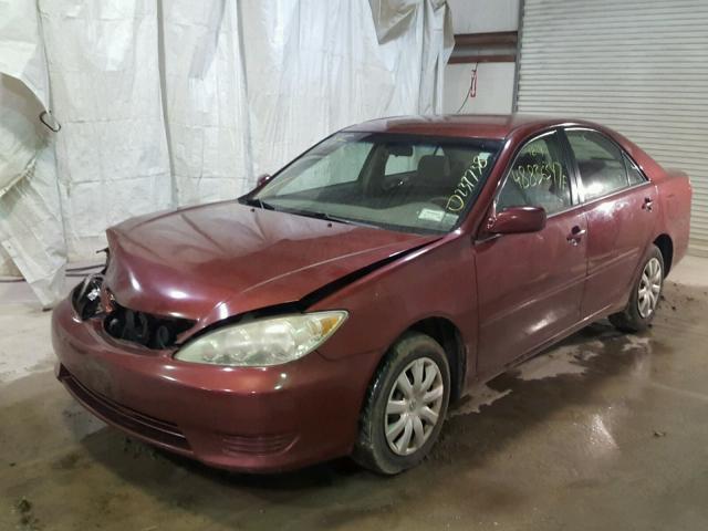 4T1BE32K35U037811 - 2005 TOYOTA CAMRY LE მუქწითელი ფოტო 2
