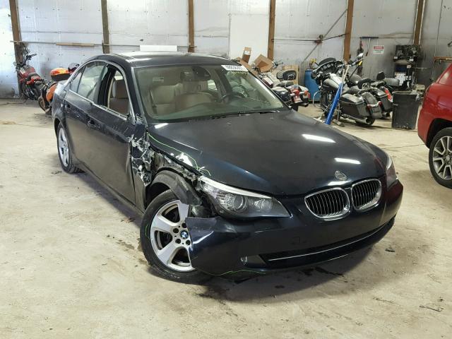 WBANV93578CZ69188 - 2008 BMW 535 XI BLUE photo 1