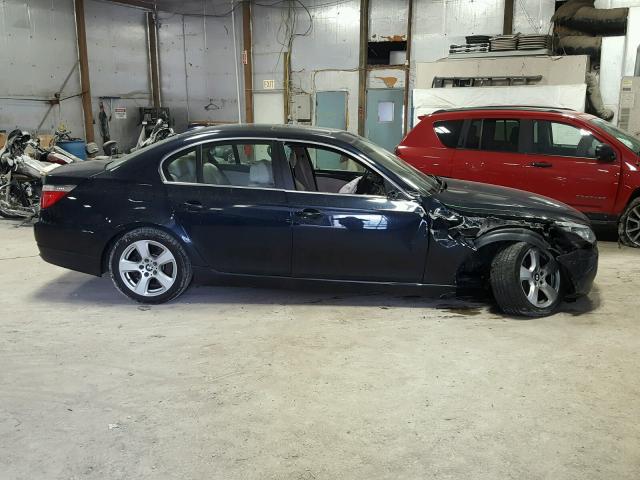 WBANV93578CZ69188 - 2008 BMW 535 XI BLUE photo 9